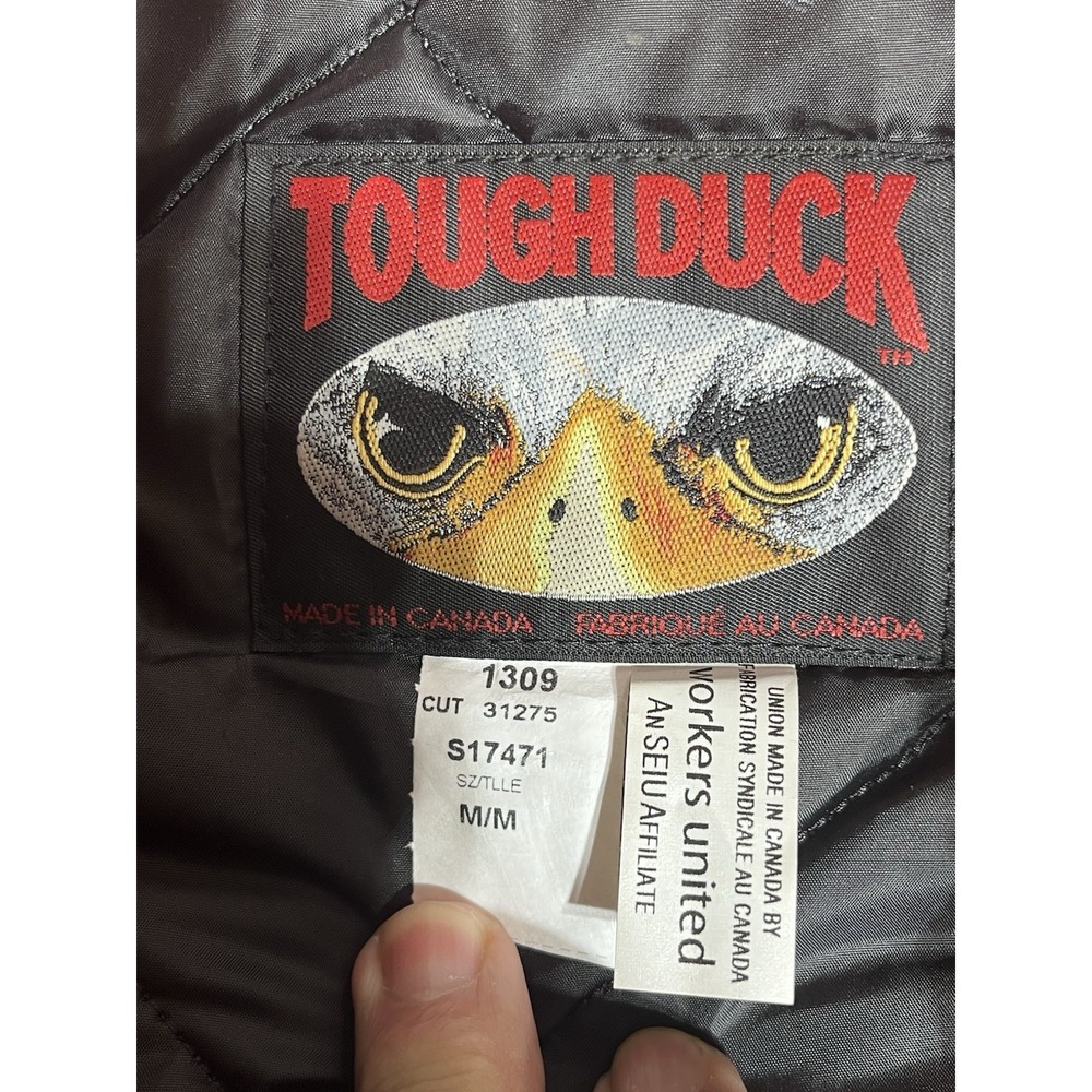 Tough Duck Mens Med Extreme Coat S117471 & Bibs S75471 Hi-Vis 4-In-1 Safety NWT - Picture 5 of 11